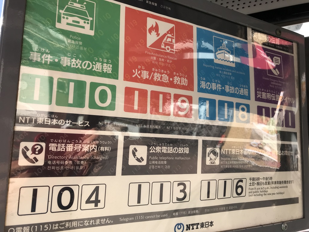 公衆 電話 場所